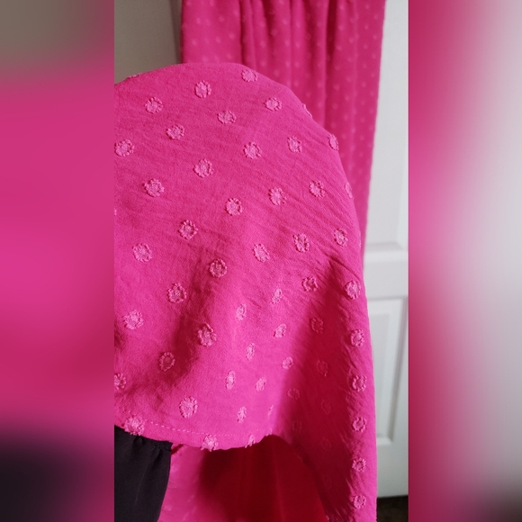 EMMA & MICHEL PINK MAXI DRESS. Size Medium. - Picture 4 of 4